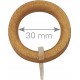 Wooden flat ring
