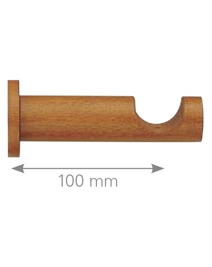 Cylinder support against wood