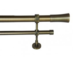 Soria double rod bronze set