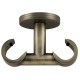 Support Double standard ceiling bar bronze