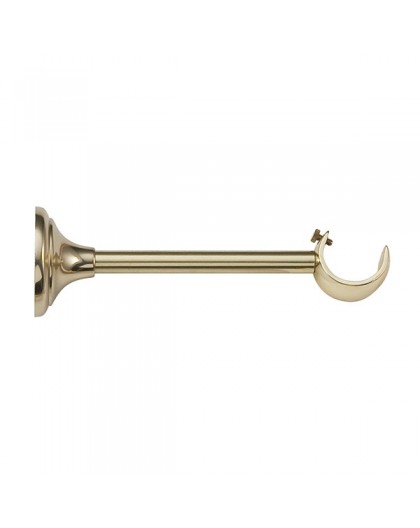 Long polished brass front support