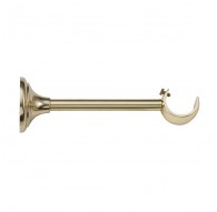 Long polished brass front support