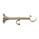 Double brass front support polished