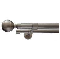 Ball set two stripes double stainless steel bar