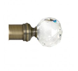Terminal Bola Luxe cristal Bronce