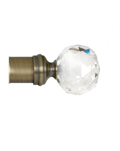 Terminal Bola Luxe cristal Bronce