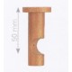 Wood ceiling cylinder support