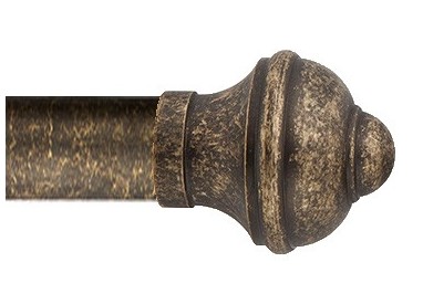 Stone curtain rods